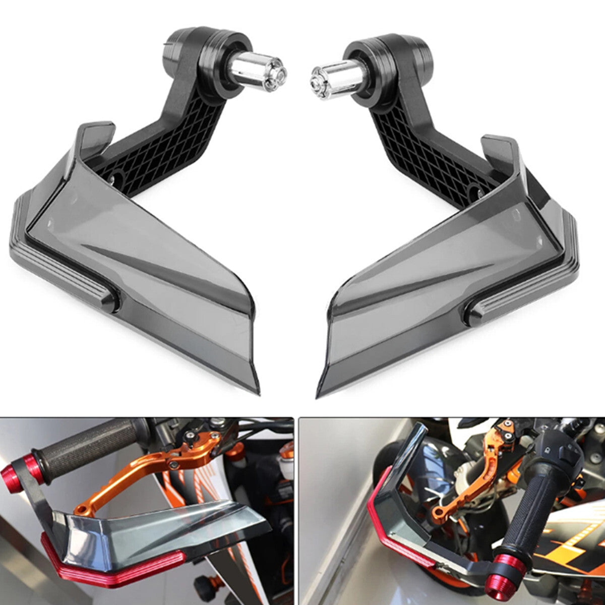 2pcs 22mm Motorcycle Handguards Hand Guards For Motocross Dirt Pit Bike Enduro Q