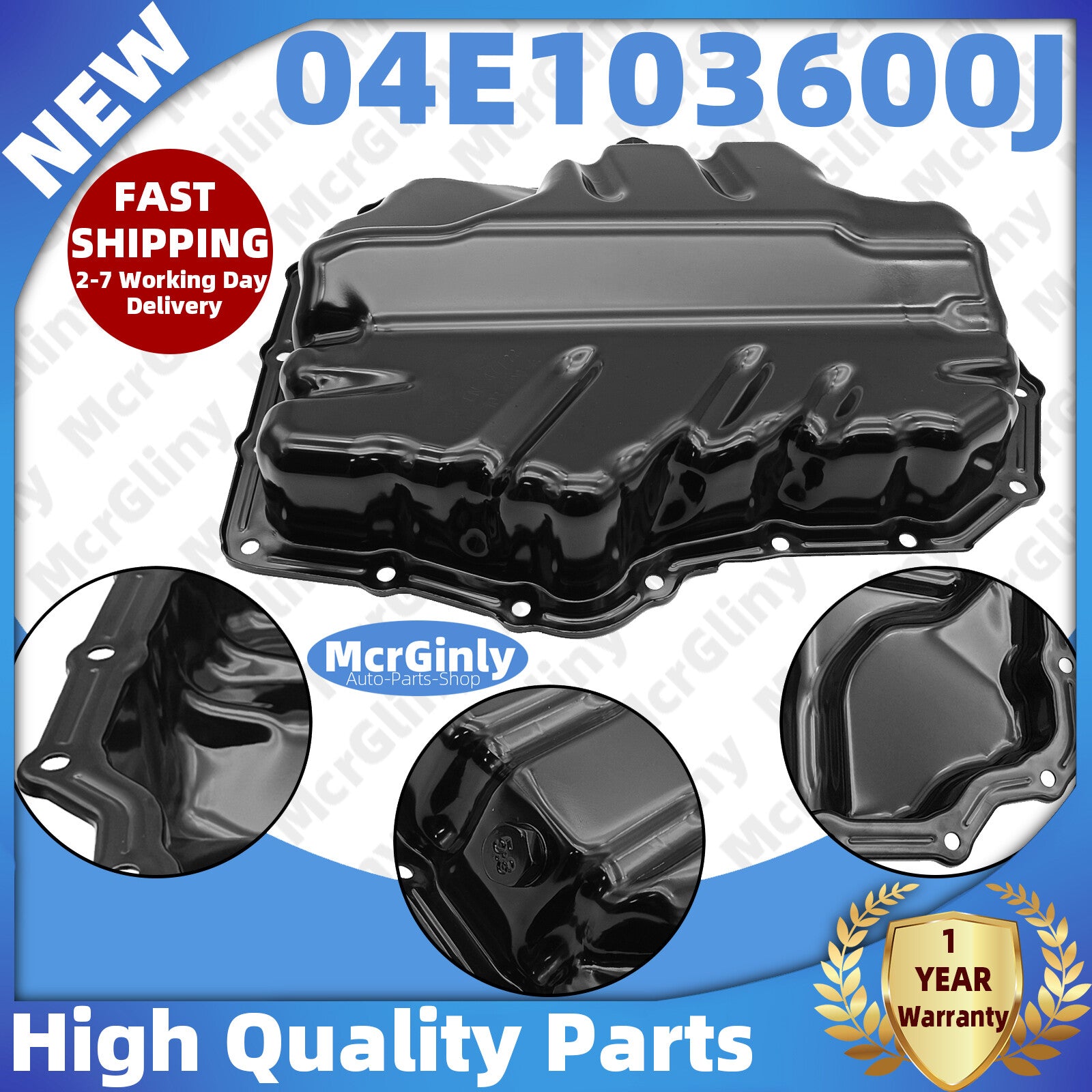 Engine oil pan 1.4T, suitable for 2022-2024 for Jetta , Taos, for Tiguan CWLA DSJA #04E103600J- n