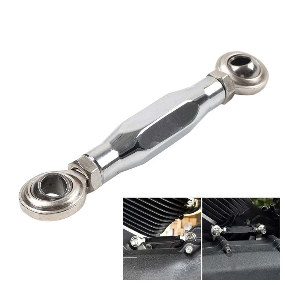 Chrome Shift Linkage Mid Controls Shifter Link Chrome for Harley Dyna Low Rider