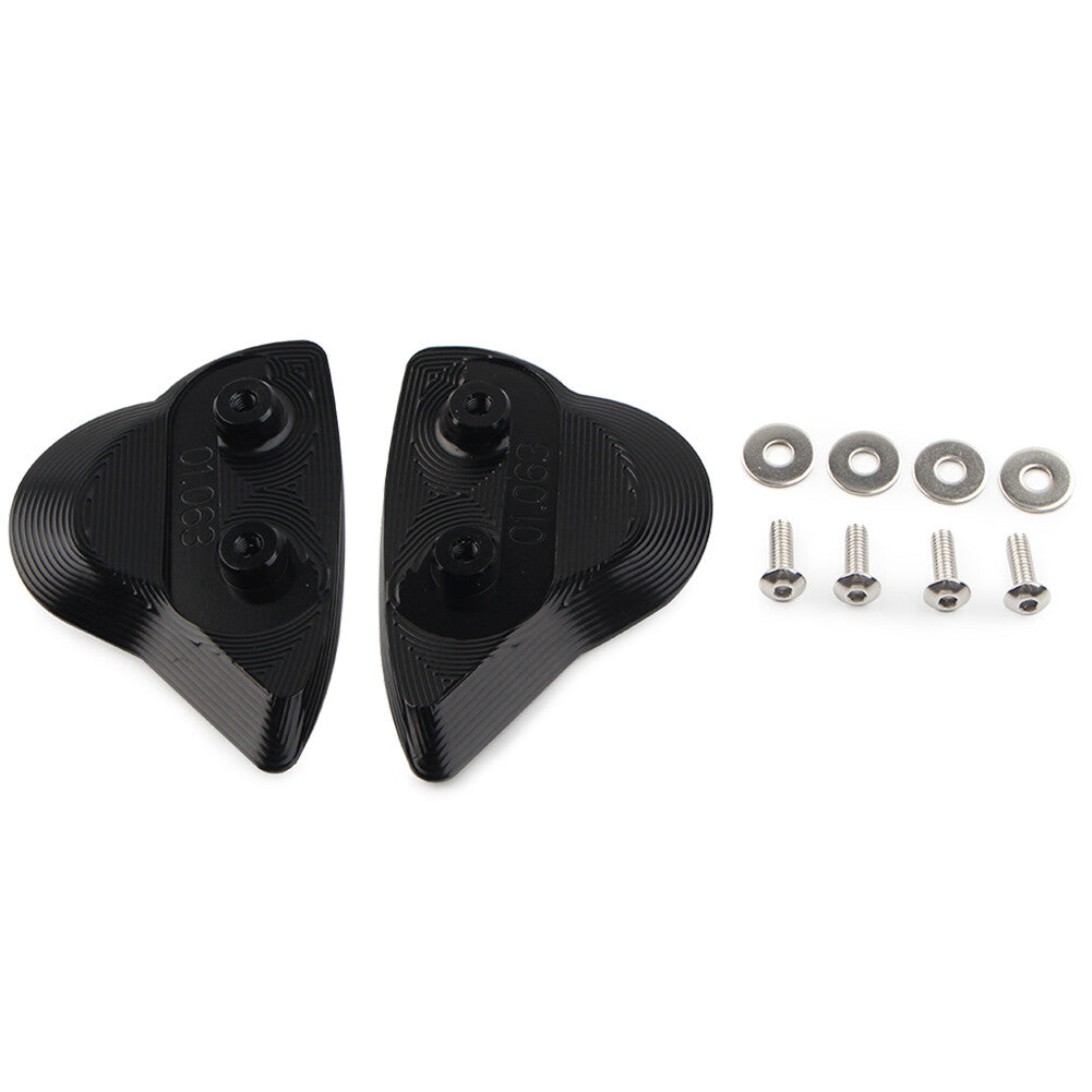 Rearview Mirror Block Off Base Plates Mount Cover for Yamaha YZF-R6 17-22 R7 BlK