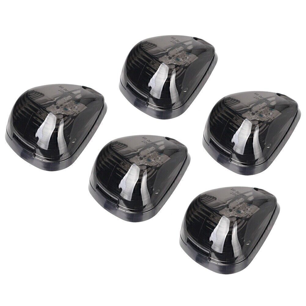 5pcs Amber 9-LED Roof Cab Marker Running Clearance Light for Truck SUV Offroad Q