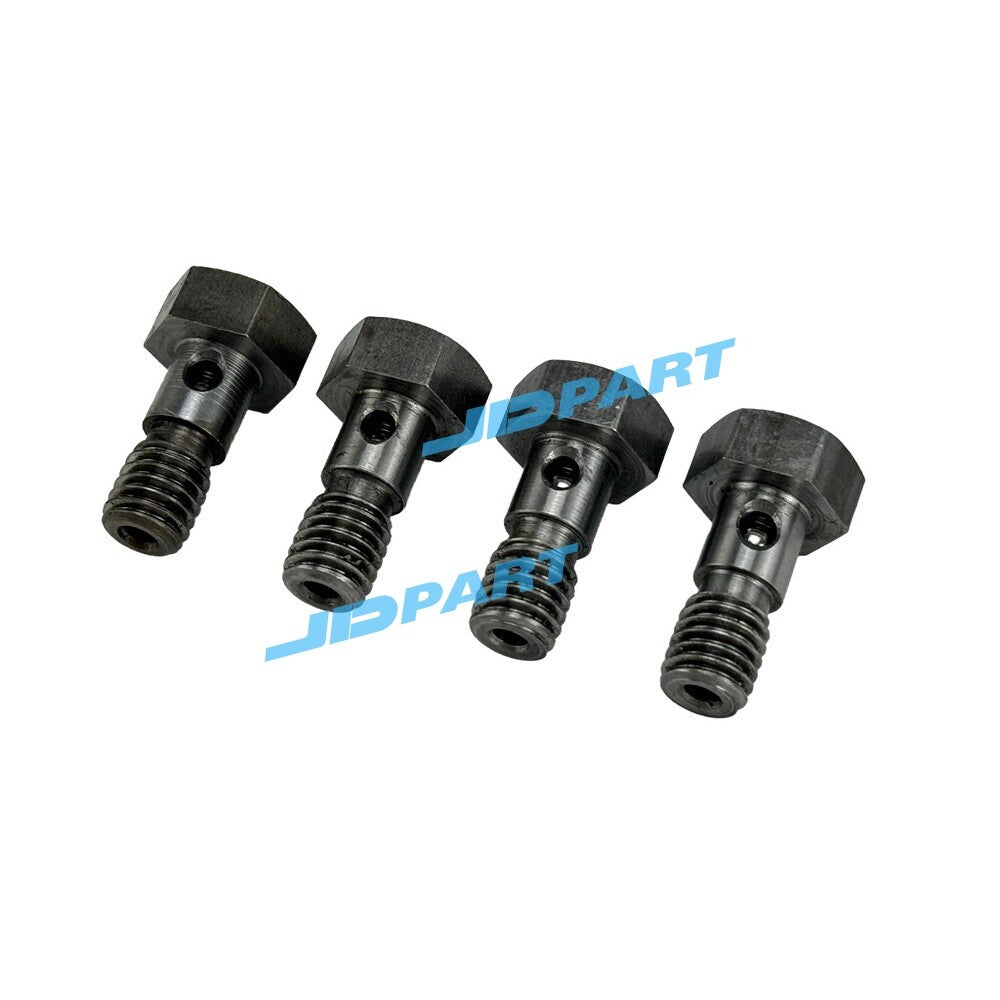 4-piece set of 4TNV106 oil cooler nozzle screws for excavator engine parts -