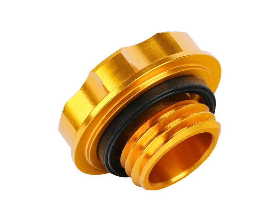 Suitable for JDM Mugen engine oil filler cap, gold and red carbon, suitable for Honda for Acura .