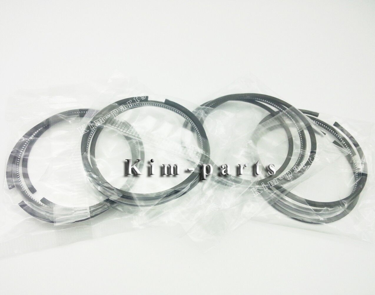 New 4-Set STD Piston Ring Kit for 4DR5 Forklifts