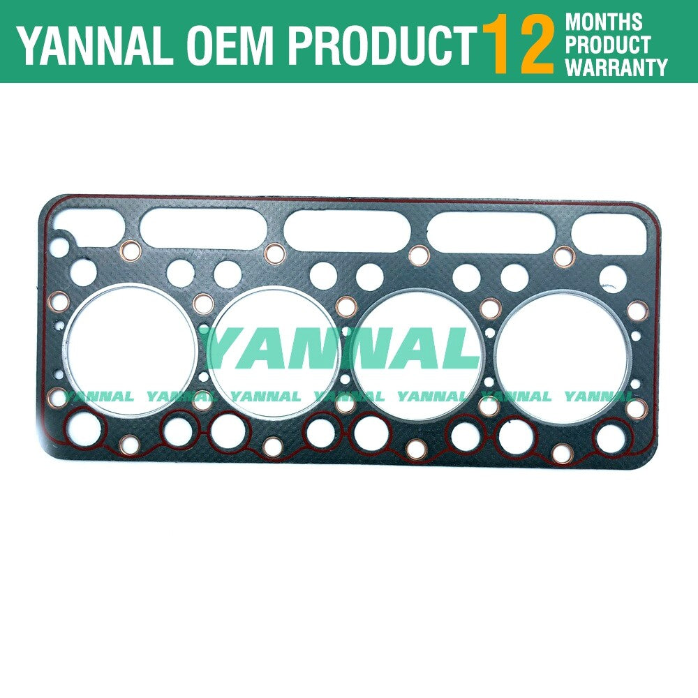 Overhaul gasket kit for V1701, upper and lower parts, suitable for excavator and loader engines.