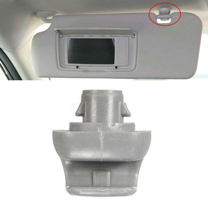 Interior Sun Visor Clip Light Mirror Gray 88217S04003ZA Replacement for Honda