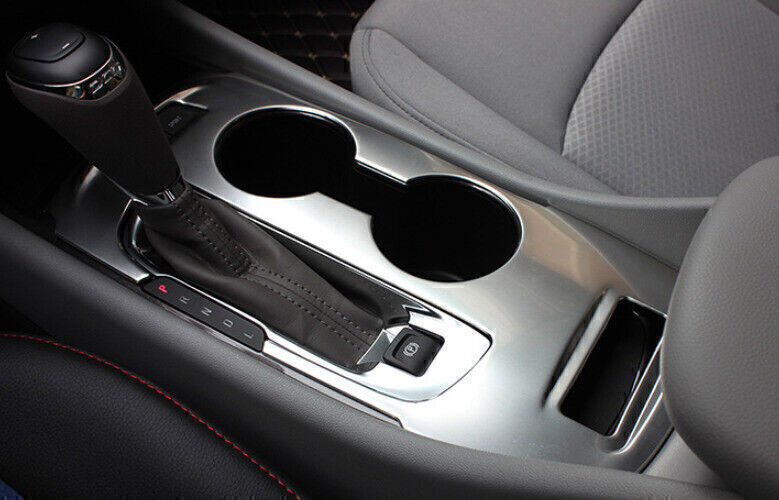 for Chevrolet Malibu 16-24 Silver Look Steel Center Console Shift Panel Trim 1P
