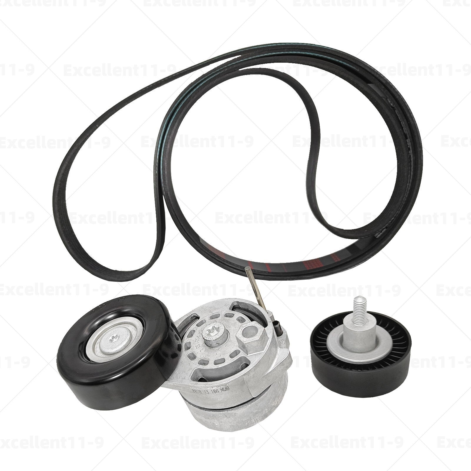 6PK2450 Belt Tensioner Drive Kit 06E903137Q for Audi S4 2008 - 2012 S5 CAKA CCBA- n