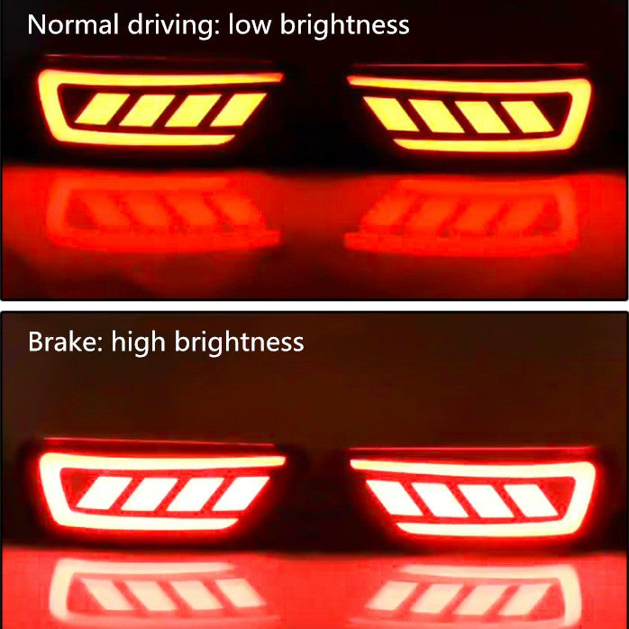 for Jeep Compass 2011-2015 LED Rear Fog Light Tail Bumper Light Sets 2pcs v