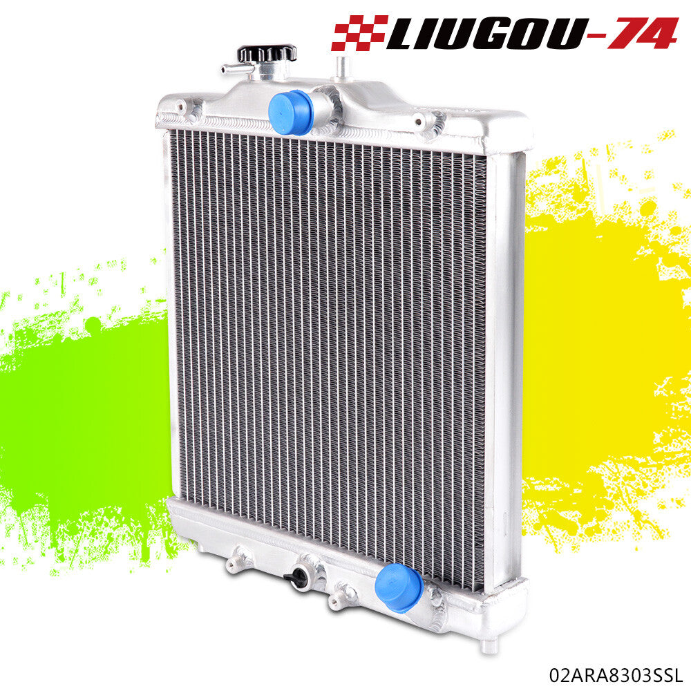 42mm 2-row aluminum heatsink suitable for 92-00 for HONDA for CIVIC D15/16 EG/EK input/output 28mm