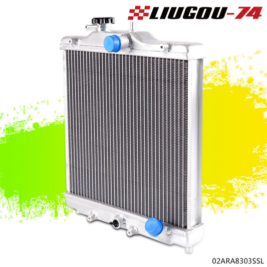 42mm 2-row aluminum heatsink suitable for 92-00 for HONDA for CIVIC D15/16 EG/EK input/output 28mm