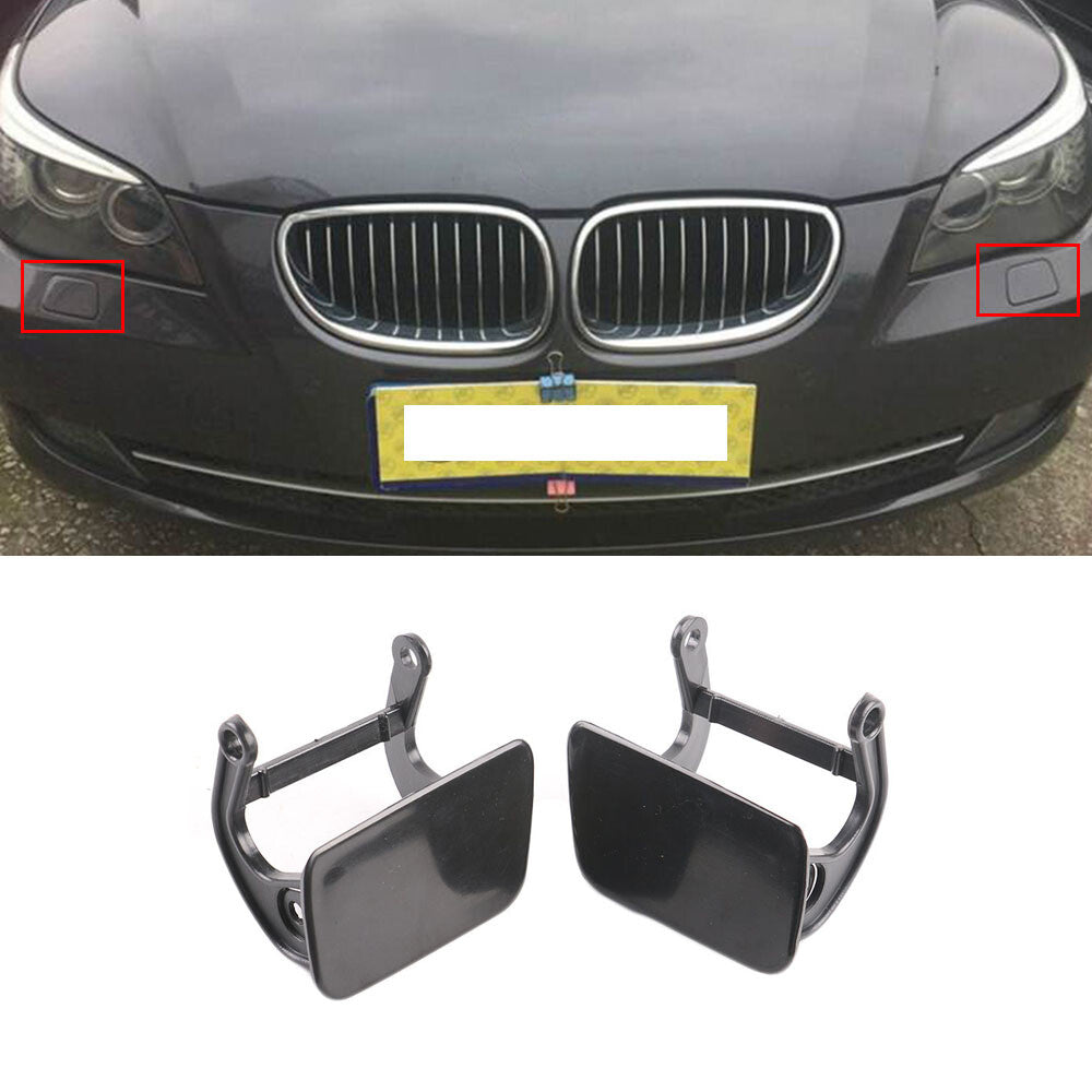 2x for BMW E60 E61 525i 528i 530i Left  Right Headlight Washer Nozzle Cover Cap Q