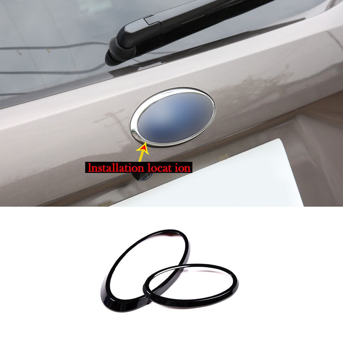 ABS matte black interior door handle cover trim  for ford  Maverick 2022-2023 Q