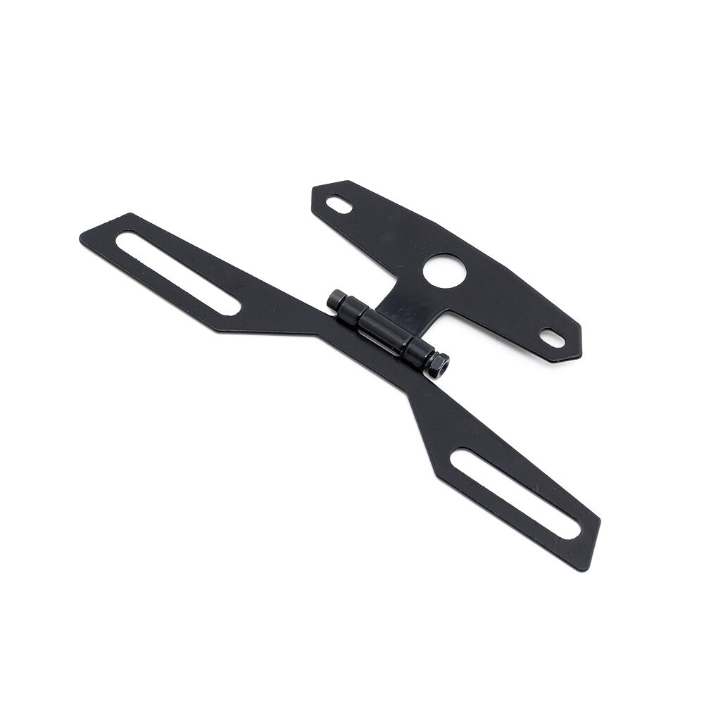 Adjustable Motorcycle Folding License Plate Holder Tail Rear Light Bracket Mount Q