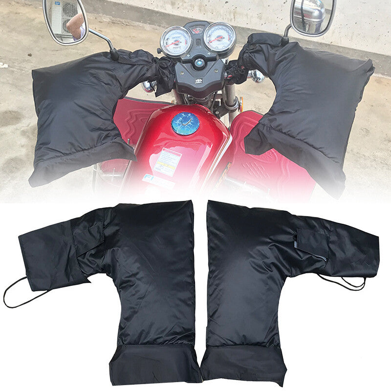 2-Pack Motorcycle and Bicycle Handlebar Gloves/Glove Covers - Winter Warm Gloves n