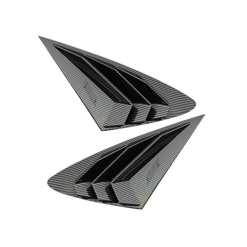 for Hyundai Sonata 2021+ ABS Carbon Fiber Style Side Window Louver Shutter Cover n