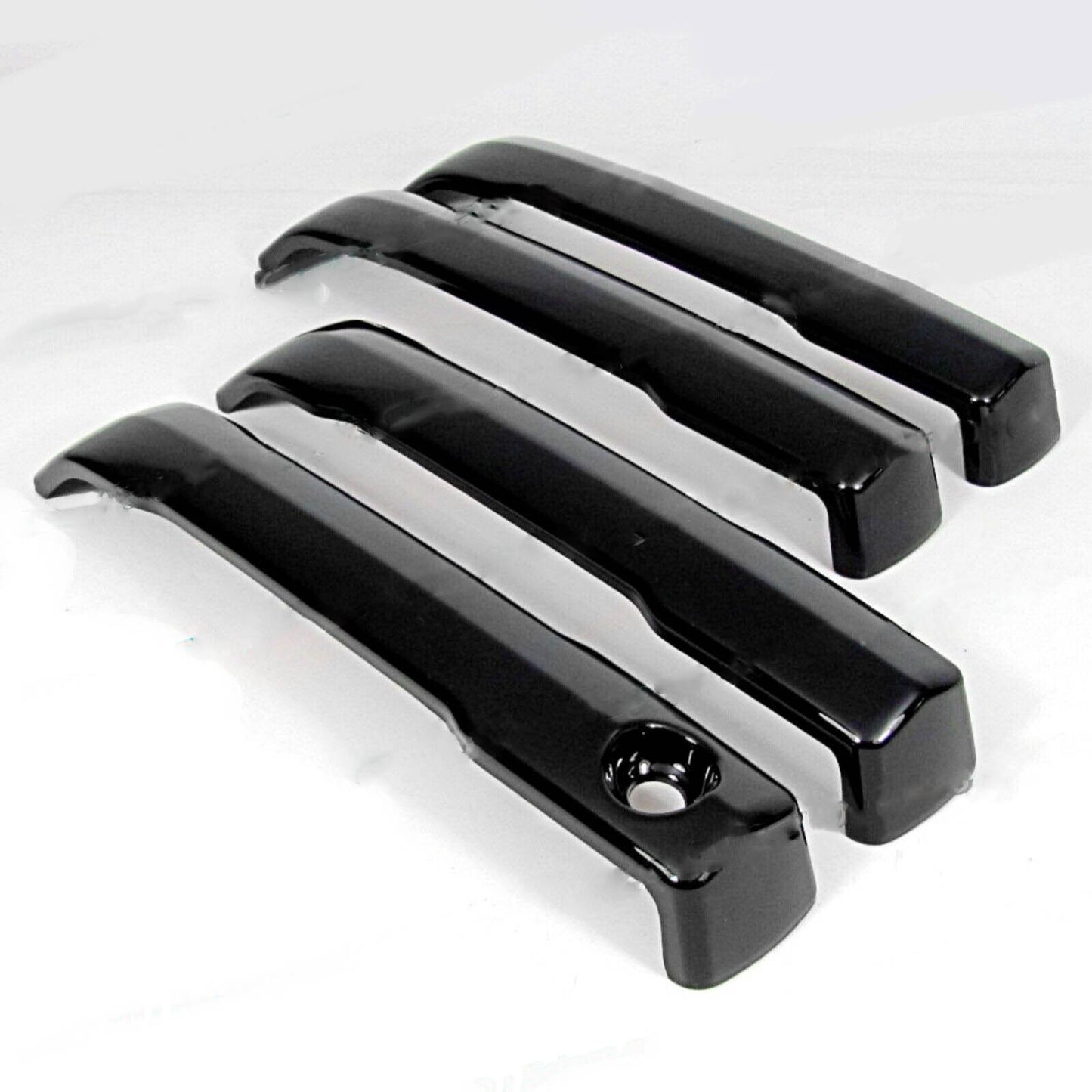 Glossy Pure Black Side Door Handle Cover Trim For 2024 for Toyota Tacoma Pickup Set