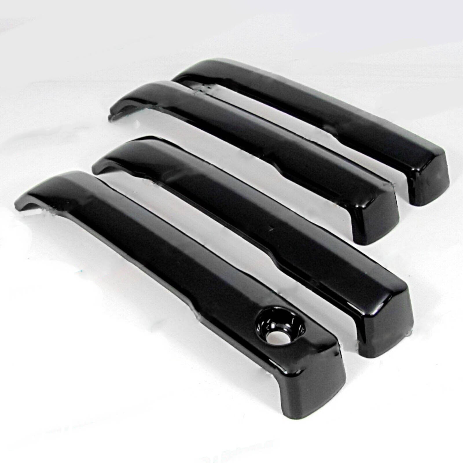 Glossy Pure Black Side Door Handle Cover Trim For 2024 for Toyota Tacoma Pickup Set