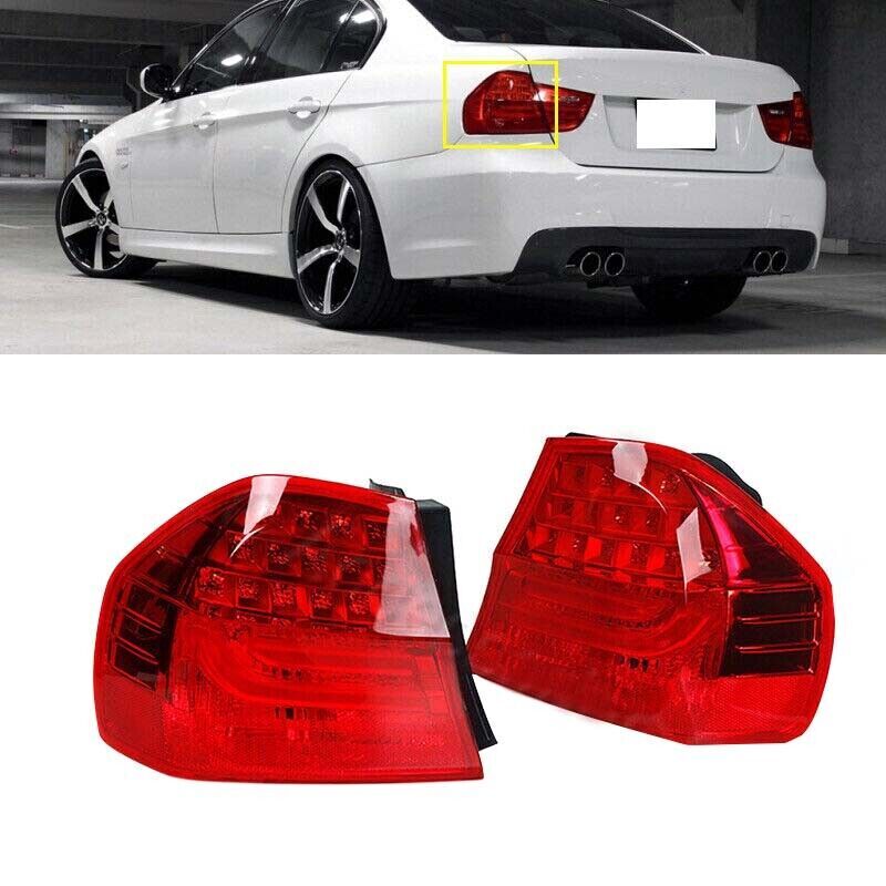 Pair Rear Outer Tail Lights Lamp Stop LED Light for BMW 3 SERIES E90 2008-2011