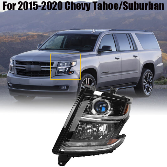 HID/Xenon Headlight Assembly Driver Left LH For 2015-2020 for Chevy Tahoe/Suburban n