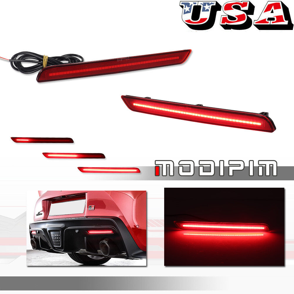 Suitable for 2020-22 GR Supra red lens rear reflector fog lights, taillights/brake lights- v
