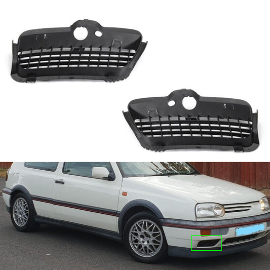 Front Bumper Lower Grille 1 Pair for VW for VolksWagen for Golf MK3 1993-1998