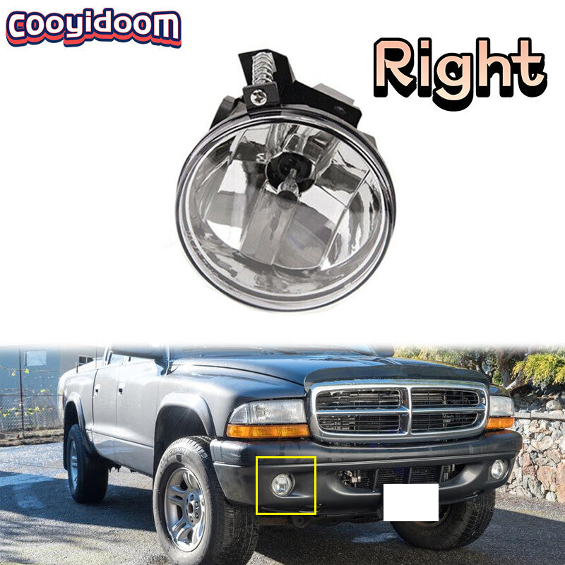 The right front bumper fog light is suitable for Dodge Durango 01-03 and for Dodge Dakota 2001-2004.