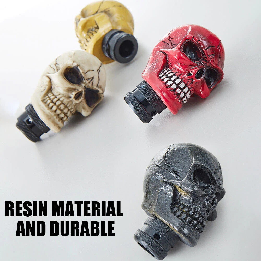 Universal Red Skull Car Pickup Manual Shifter Gear Shifter Handle n