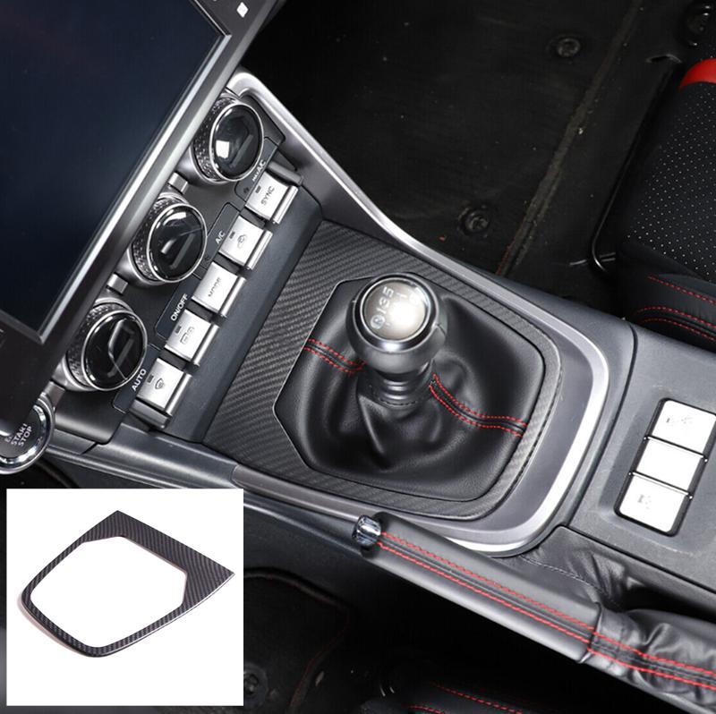 for Toyota 86/ for Subaru BRZ 22+Matte Carbon Car Gear Shift Panel Cover Accessories