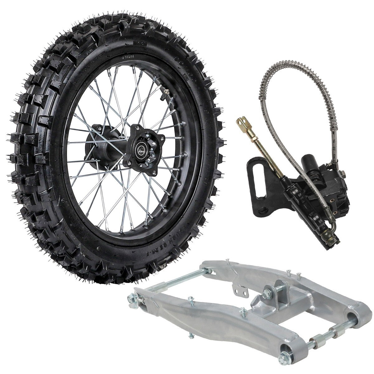 14-inch rear wheel 90/100-14 rim + disc brake control arm suitable for Apollo 110cc 125cc