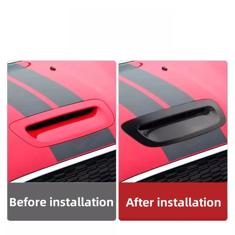 Bonnet Scoop Vent front cover for Mini Cooper S R55 R56 2007 - 2013, black. n