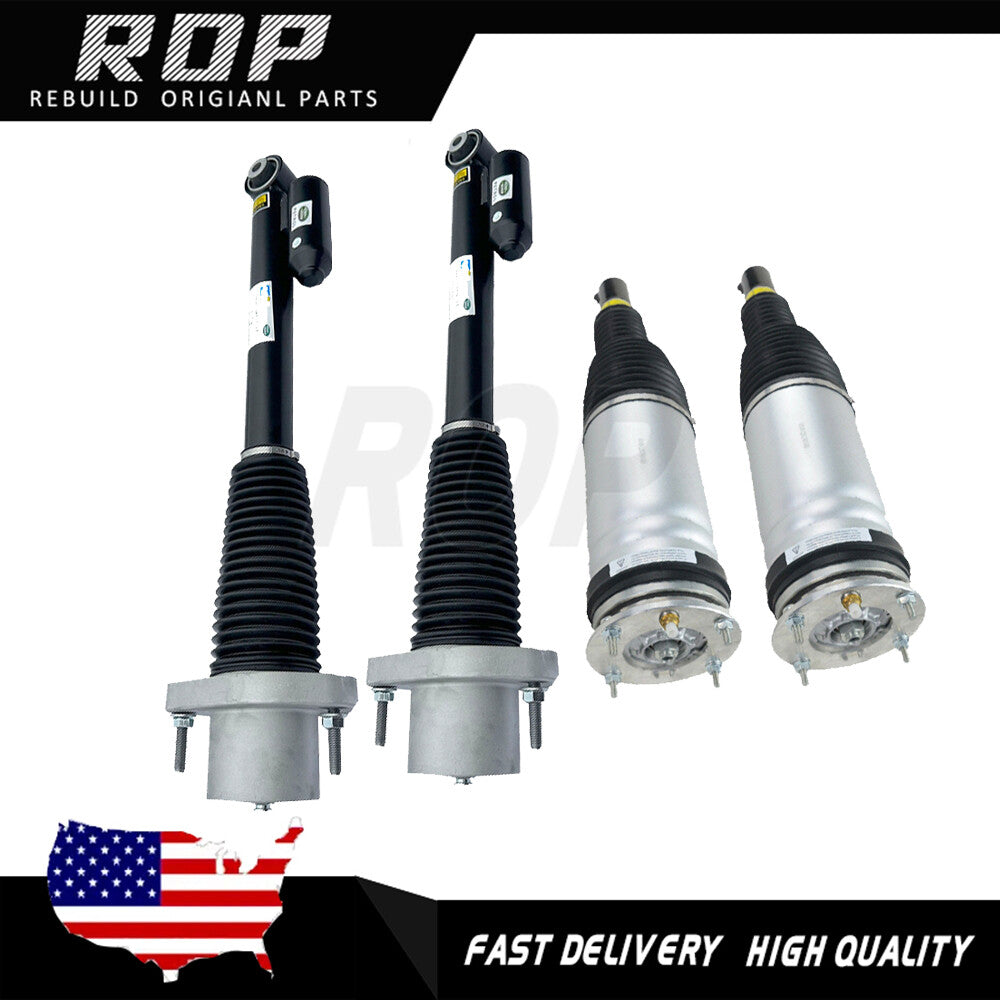 4Pcs Front Rear Air Suspension Struts w/VDS For 2014-2020 for Range Rover Sport L494