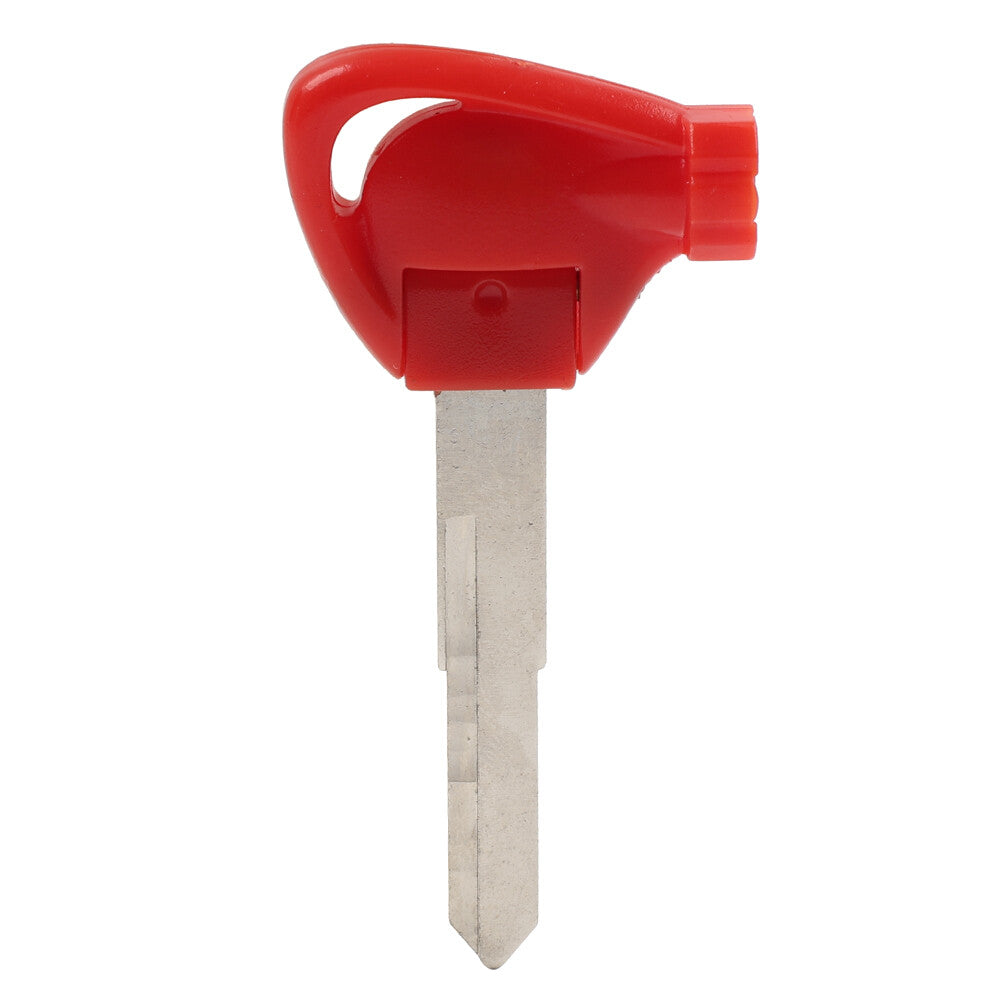 Right Ignition Key Blank Uncut Blade Red for Yamaha Motorbike Scooter