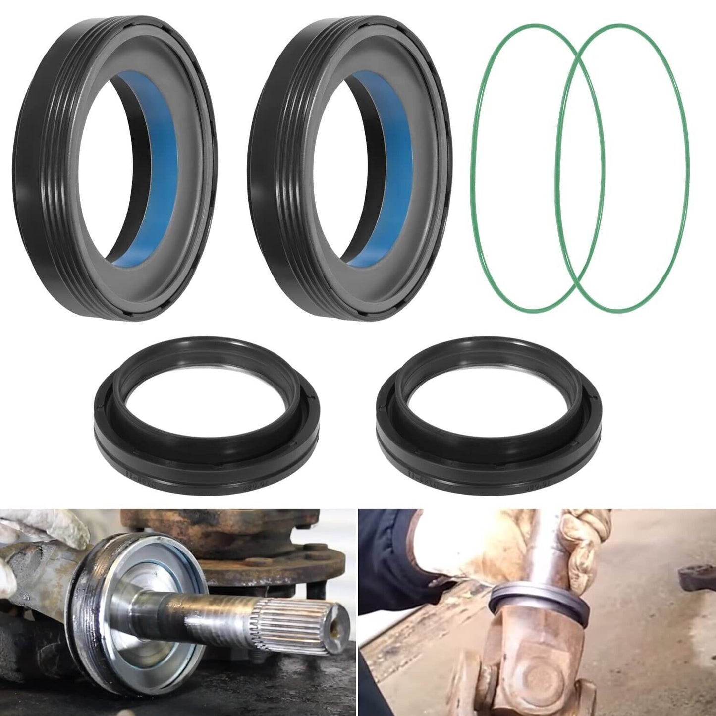 1 Set 50491 41784-2 Front Axle Vaccum Knuckle &Tube Seal Kit  for ford  Super Duty