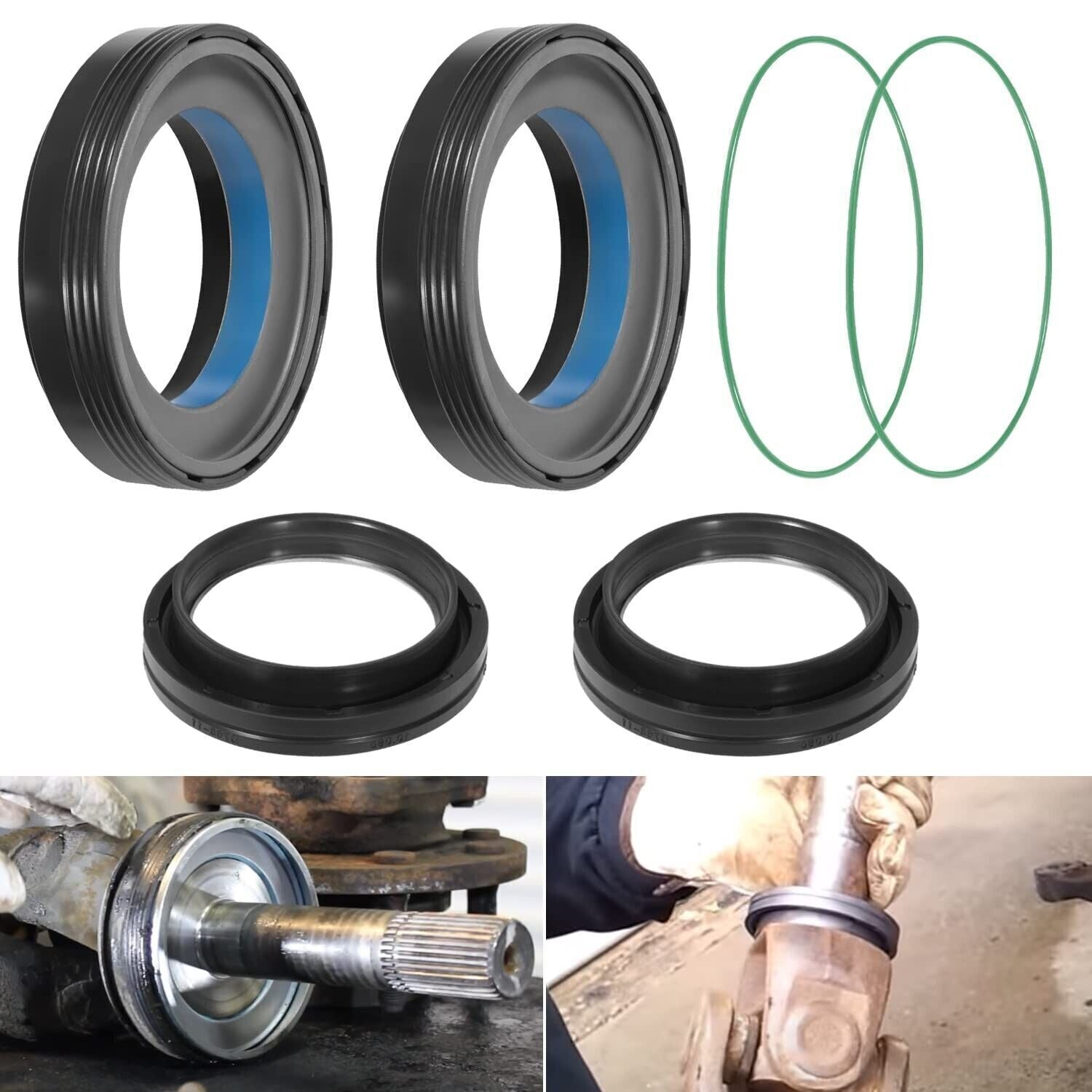 1 Set 50491 41784-2 Front Axle Vaccum Knuckle &Tube Seal Kit  for ford  Super Duty