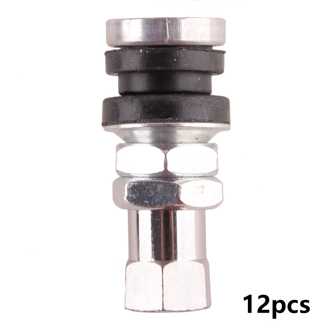 12x Short Metal Rod Wheel Tire Valve Stems Bolt For Motocycle ATV Trailer Car v