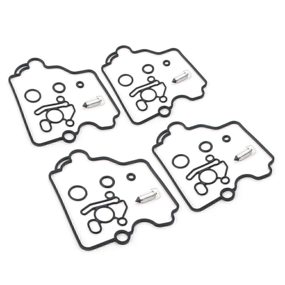 4 Carburetor Rebuild Kits for Suzuki RF600R RF900R Repair Set Gasket Float Valve Q