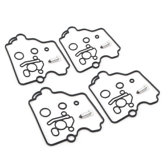 4 Carburetor Rebuild Kits for Suzuki RF600R RF900R Repair Set Gasket Float Valve Q