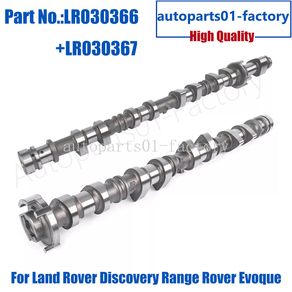 2PCS Intake Exhaust Camshafts for Land Rover LR2 Discovery Sport 2.0L