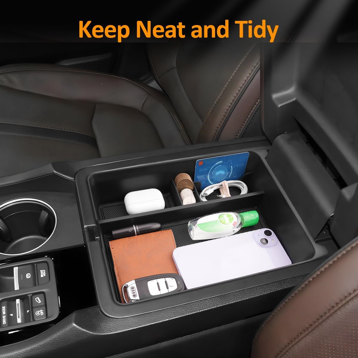 Suitable for 2023-2025 for Honda Pilot Center Console Storage Box Tray Accessories n
