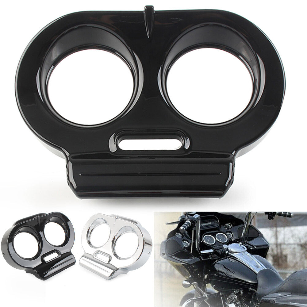 Motorcycle Gauge Cover Nacelle Housing Fairing for Harley Road Glide FLTRX FLTRU