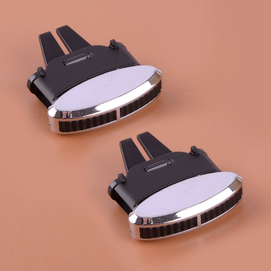 2x Front A/C Air Vent Outlet Paddle Clip Set Fit For Quattroporte 2004-2012 v