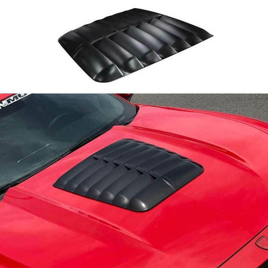 GT500 Matte Black Engine Hood Fender Air Outlet Frame for Ford for Mustang 2015-2022