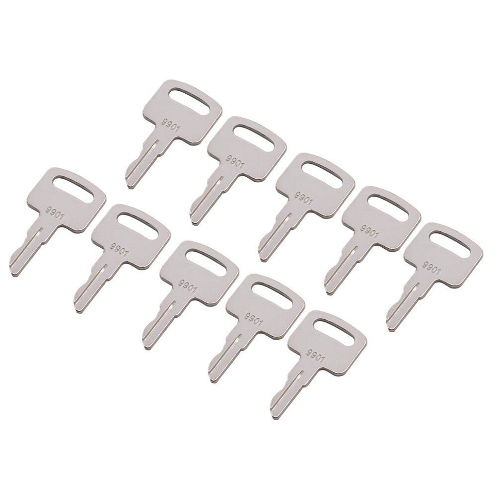 Ignition Keys 9901 2860030 Fit JLG Lift Models T350, 2033E3, 1932E3 Metal 10PCS