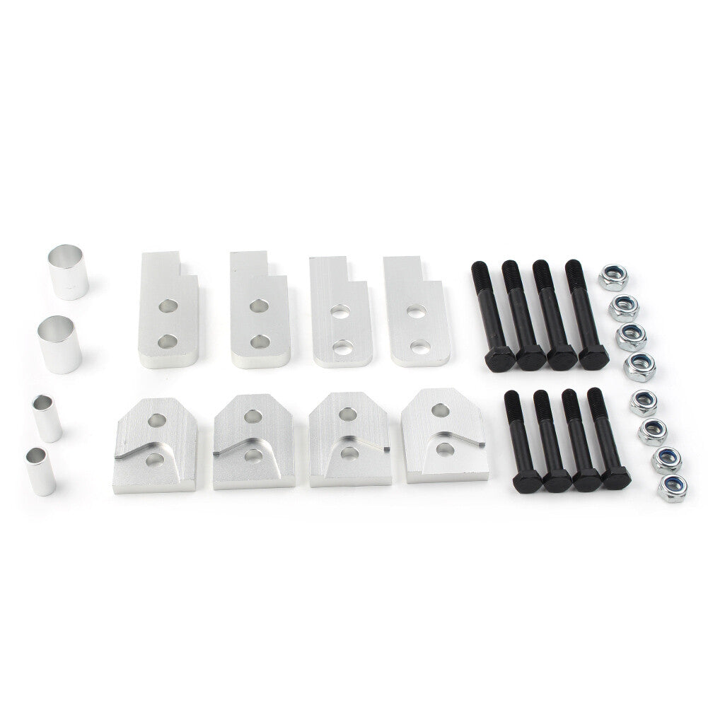 Fits FOR 2004-2015 SE Sport for Yamaha Rhino 450 660 700 2 Full Lift Kit ATV Silver