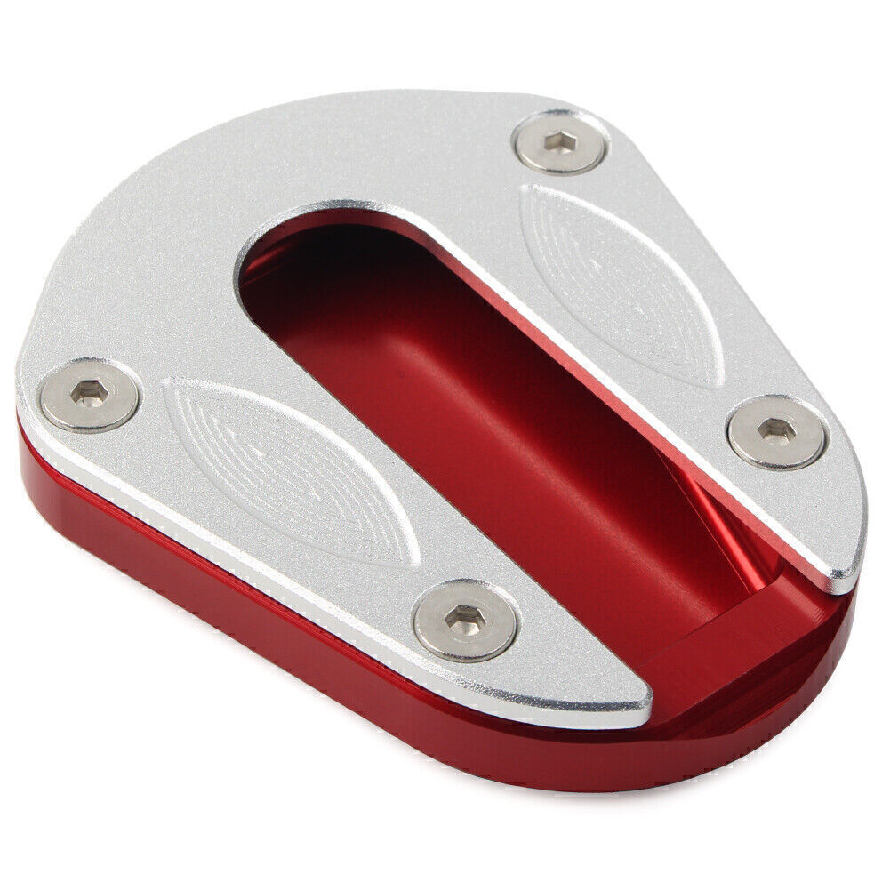 For BENELLI TRK 502 Red Support Foot Side Stand Enlarger Plate Kickstand Pad Q