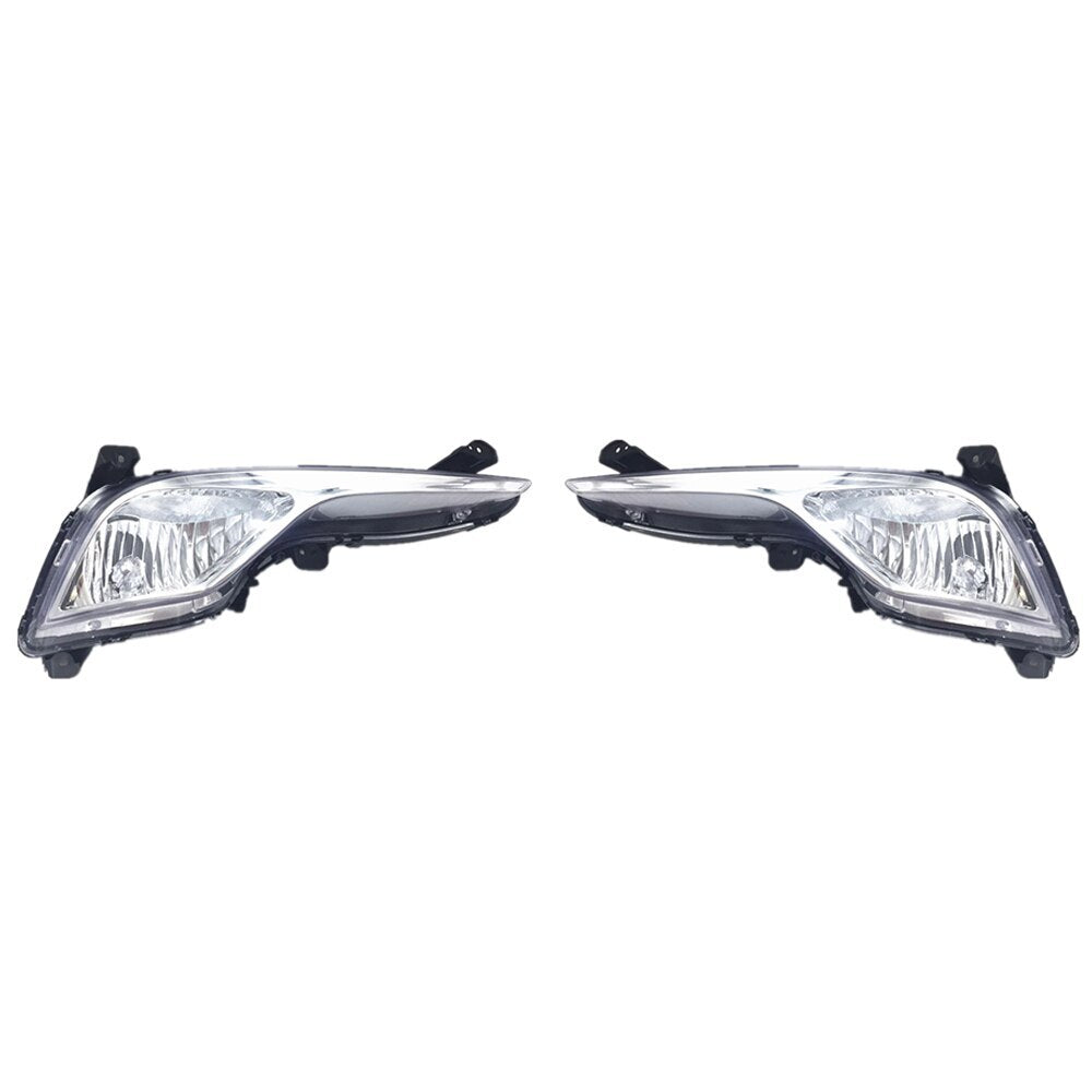 1. Dual front bumper with 4-line LED fog lights suitable for Hyundai Sonata MK8 2013-2015