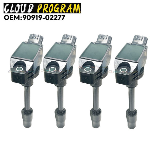 4PCS Ignition Coil 90919-02277 90919-A2010 For 18-2022 for Camry RAV4 for Avalon v