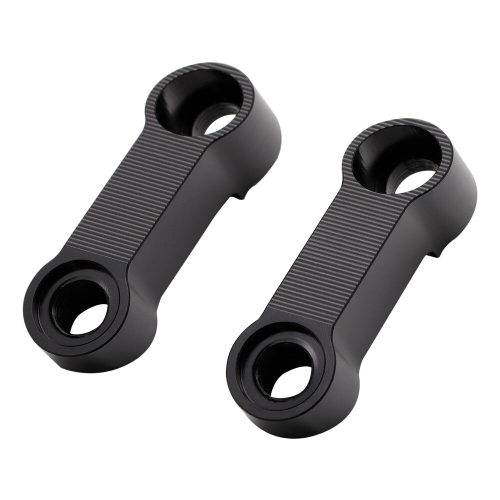 Aluminum Mirror Extender Riser Extension Bracket Adapter 10mm for Honda for Suzuki Q