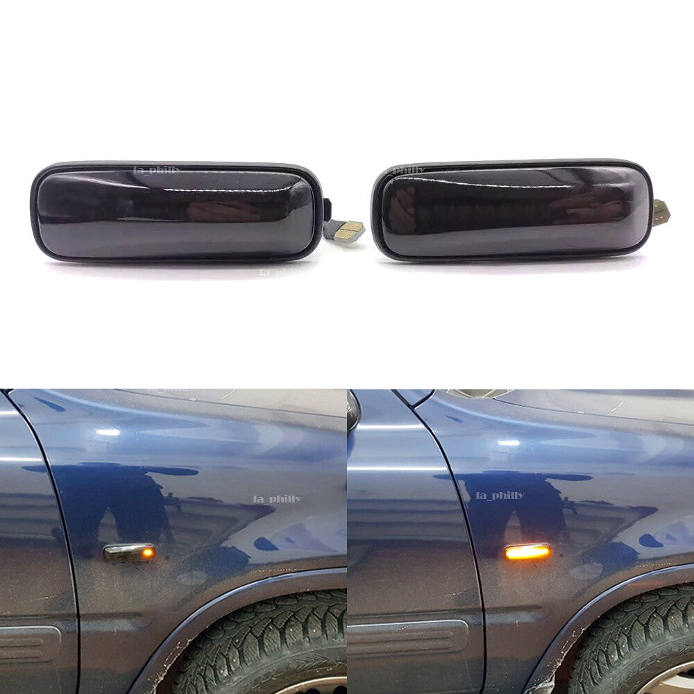 2X LED Side Marker Lights Dynamic Turn Signal Light for HONDA for Civic 96-00 CRV